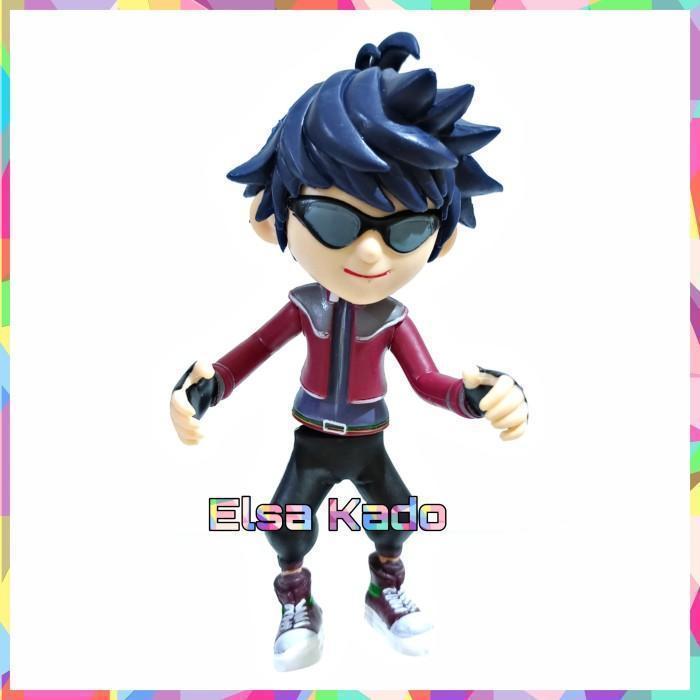 PROMO Action Figure Boboiboy Set Mainan topper Cake Halilintar Tanah Angin - FANG
