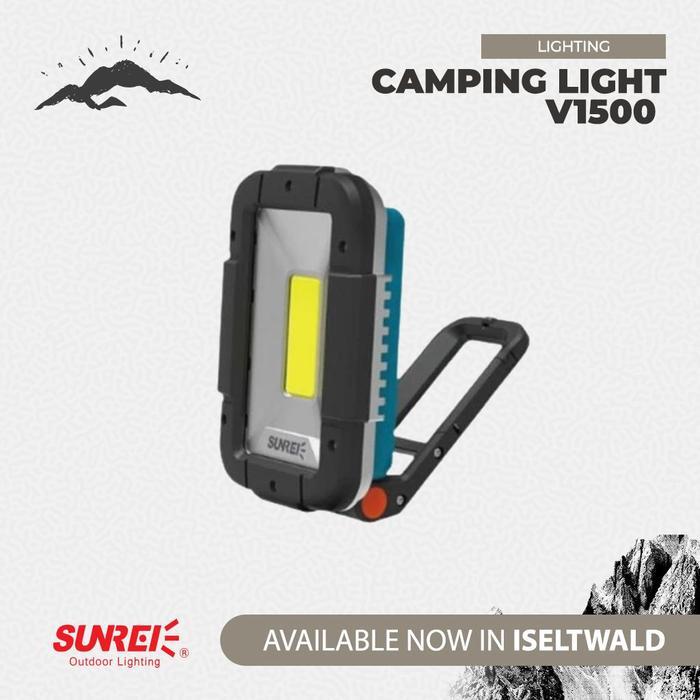 Lampu Camping Sunrei Camping Light V1500 - Blue