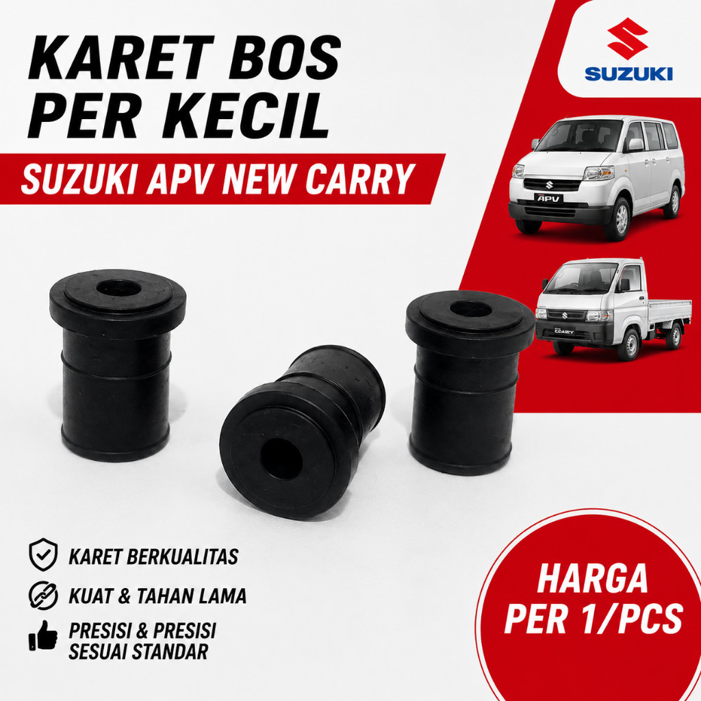 Karet Bosh Per Karet Bushing Anting Per Kecil Apv Mega Carry / Karet Per Panjang Apv Mega Carry