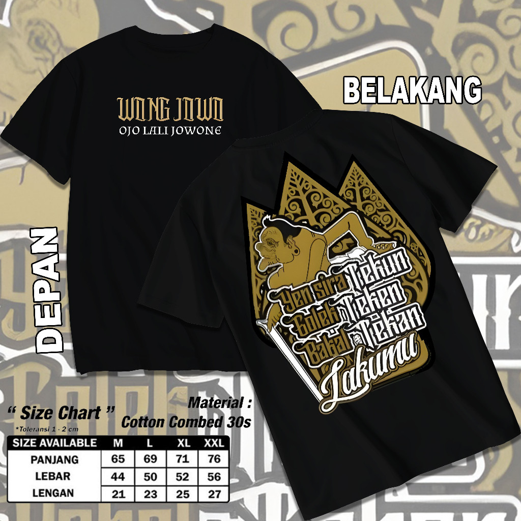 KAOS PARAMESTI WAYANG WONG JOWO KEJAWEN/ WAYANG SEMAR/ JAWA / INDONESIA 041