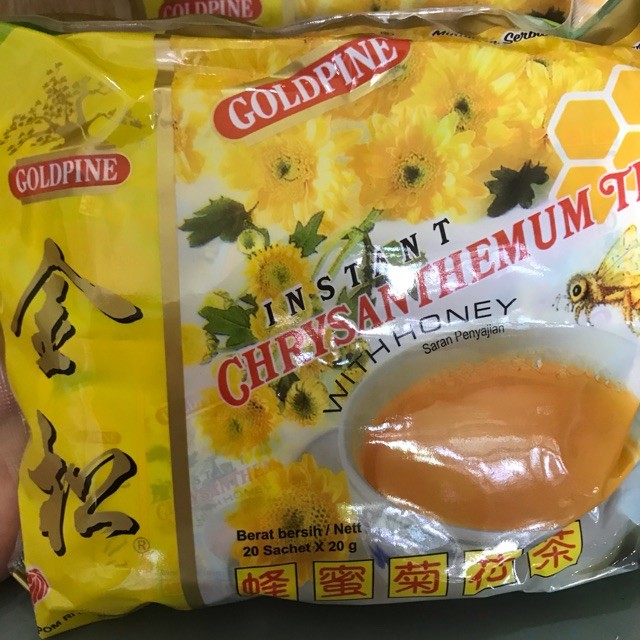 MAY Salle Chrysanthemum Tea With Honey Goldpine 20 Sachet #Teh Kembang Bunga Krisan#Teh Krisan Goldp