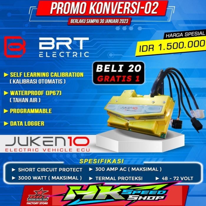 ECU JUKEN 10 BRT MOTOR LISTRIK ELECTRIC VEHICLE / MOTOR KONVERSI