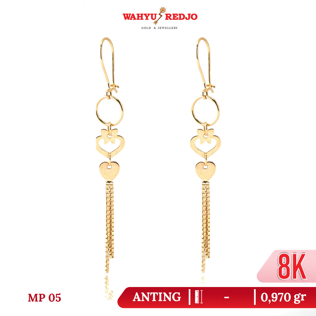 Anting-Anting Emas 8K Juntai Wahyu Redjo AN-8K-32043910 Non Pameran
