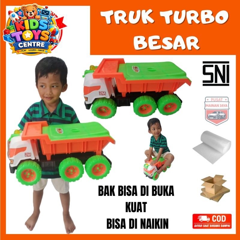 Mainan Mobil Truck Tronton Pengangkut Pasir Besar