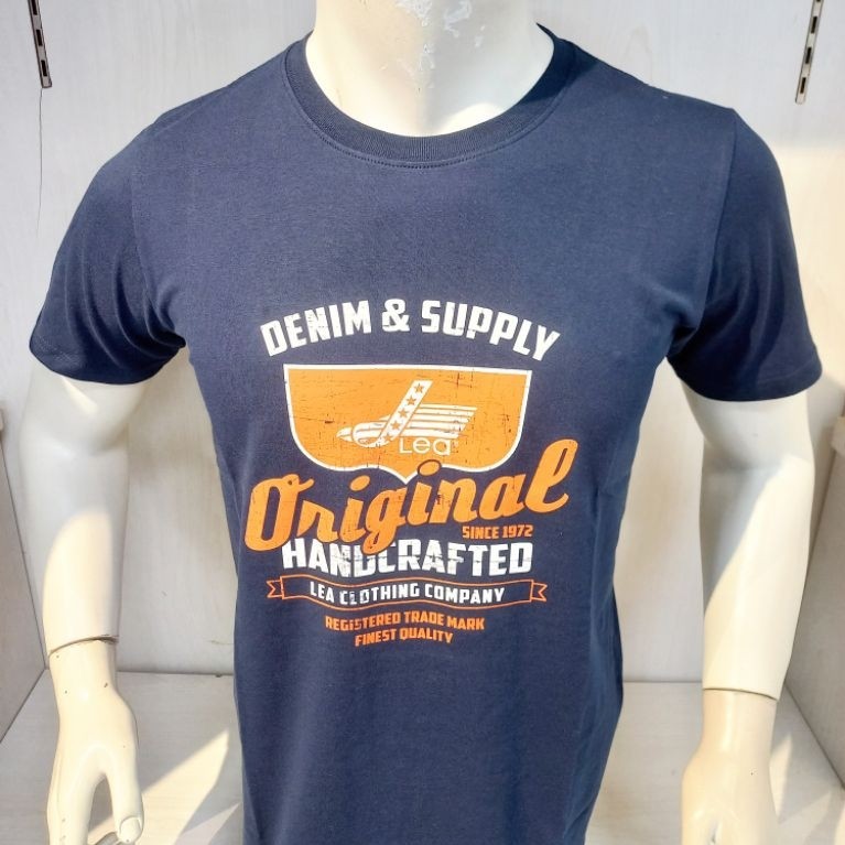 Kaos LEA Original-Regular Fit Casual Cowok|Premium Best Seller