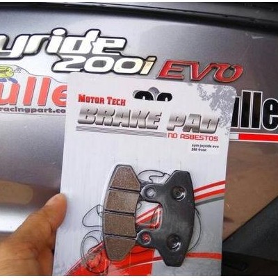KAMPAS REM DEPAN (FRONT BRAKE PADS) SYM JOYRIDE 200I 250I MOTORTECH