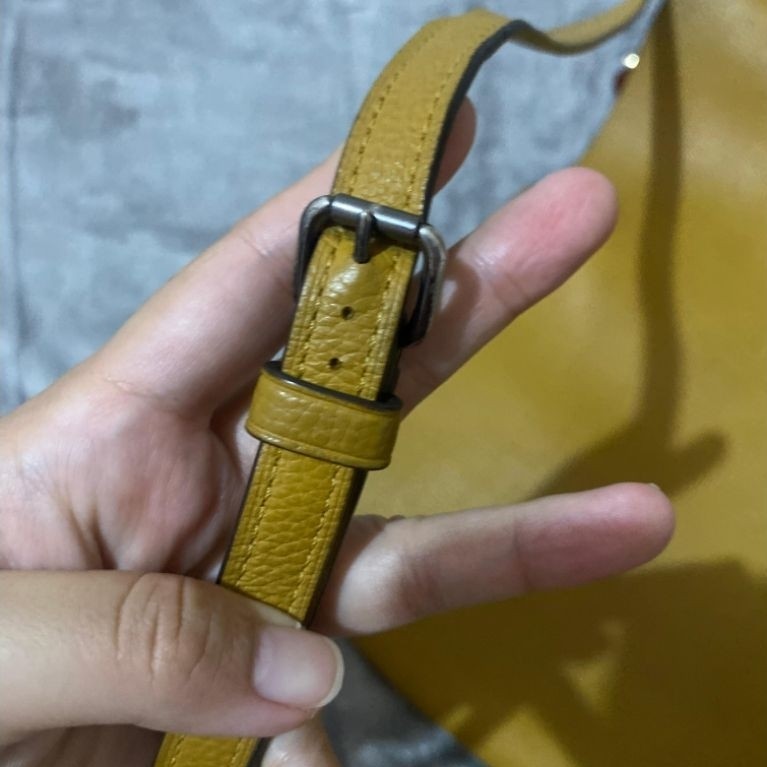 Coach Hudson Duffle Mustard Bag RARE