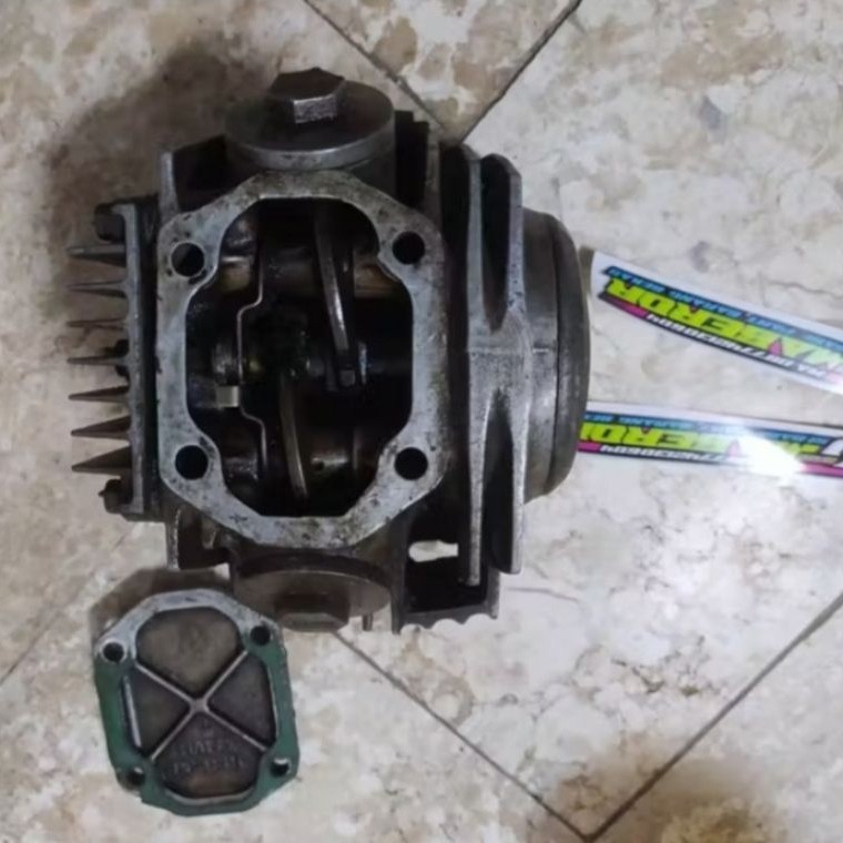 blok kop pala busi block head grand supra x lama star prima original copotan