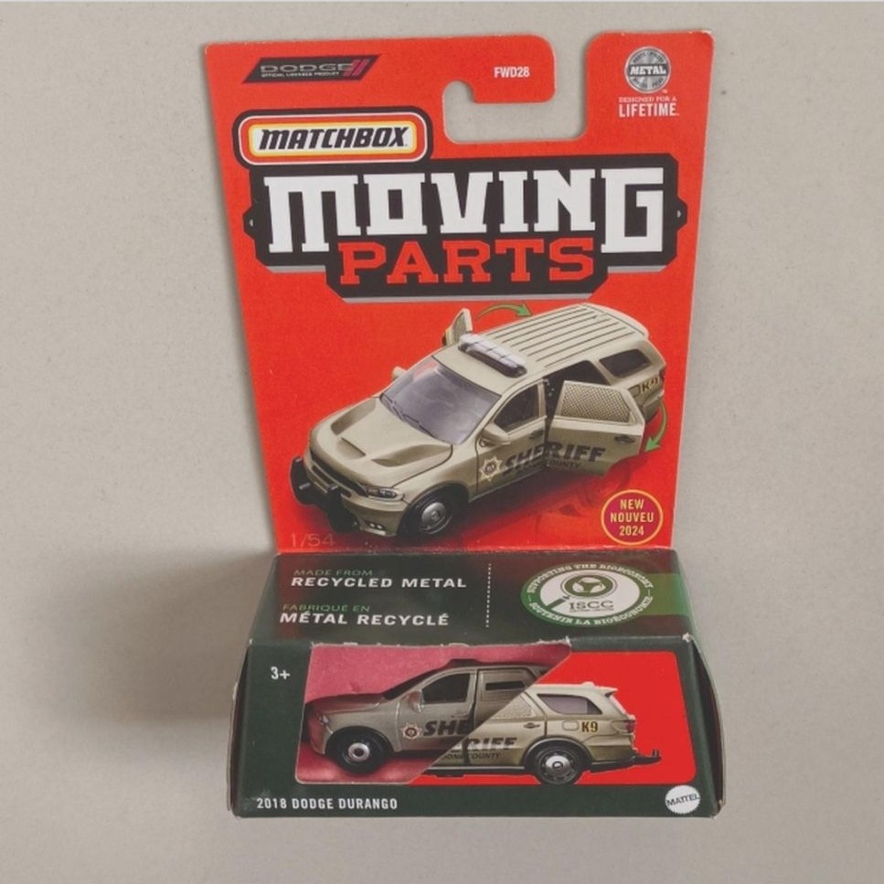 Matchbox moving parts 2018 Dodge Durango