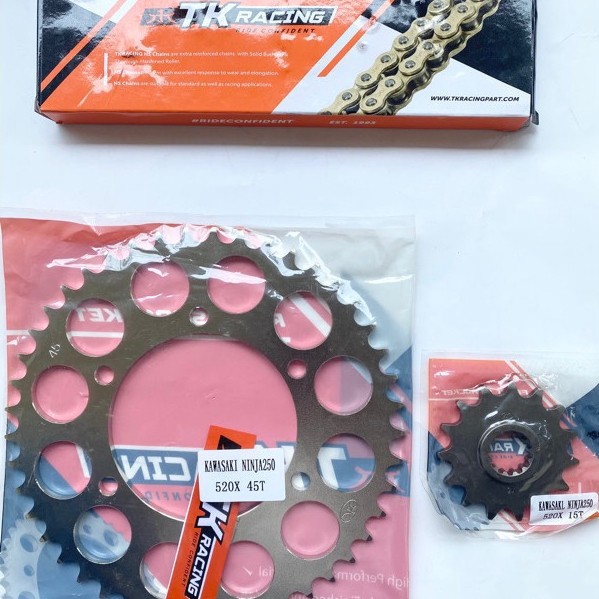 Gear Set TK 520 Ninja 250 Karbu / 250 Fi / Z 250