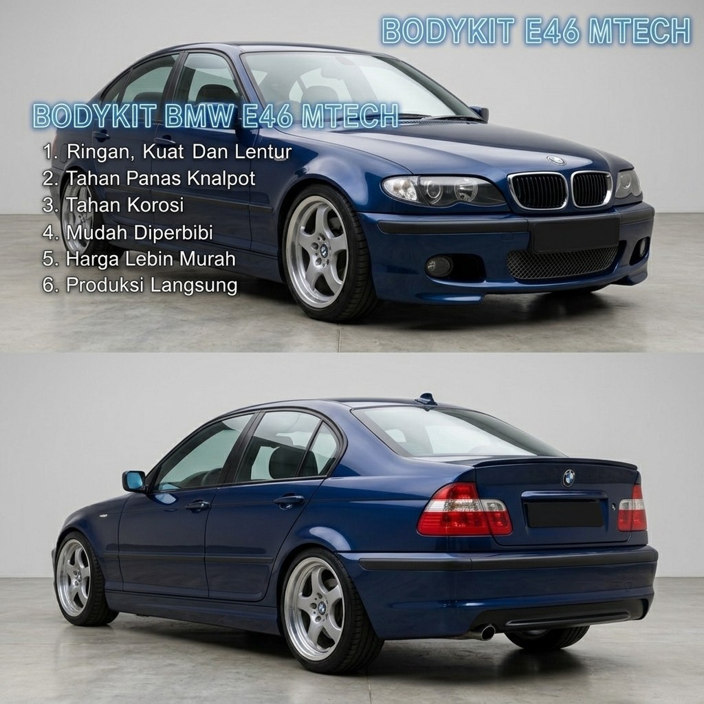 BUMPER BEMPER Bodykit Bumper BMW E46 Mtech bodikit body kit bmw 318i 325i 1999-2004