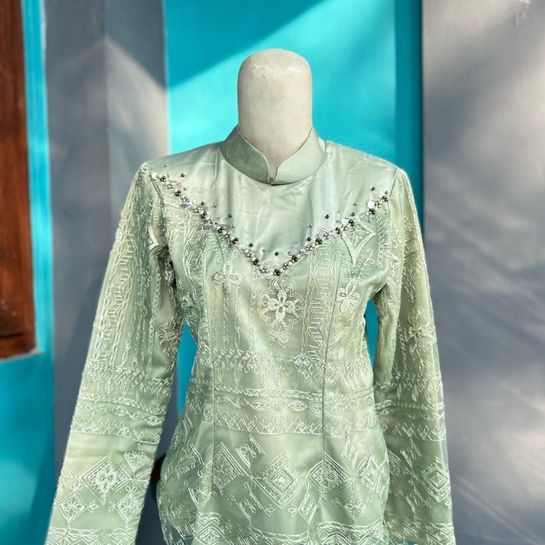 kebaya prelove hijau sage