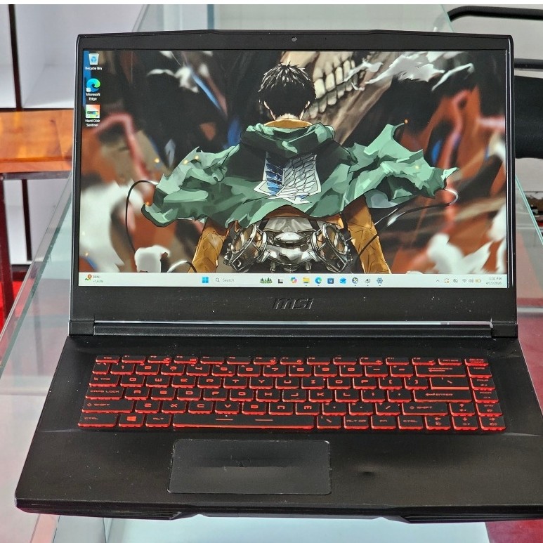 MSI GF63 Thin 10SC intel Core i7 Gen 10 Ram 8 GB SSD 512 GB Nvidia GTX 1650 144 Hz Gaming Editing da