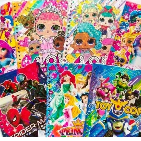isi loose leaf karakter A5 / kertas binder murah / isi file karakter / isi file karakter 20 lubang