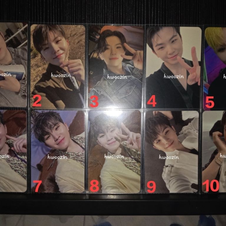 OFFICIAL PHOTOCARD SEVENTEEN WOOZI FTS