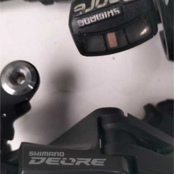 paket rd deore long cage, shifter belakang deore 9 speed