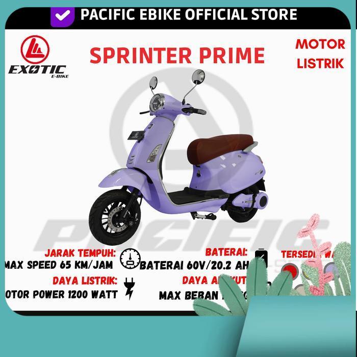 MOTOR LISTRIK EXOTIC SPRINTER PRIME 1500 Watt - Hijau