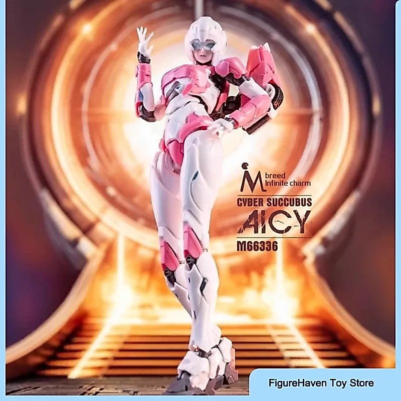 Meili Infinity M66336 17cm Arcee Transformer Assembly Model Kit Doll Desktop Ornament Robot Toys