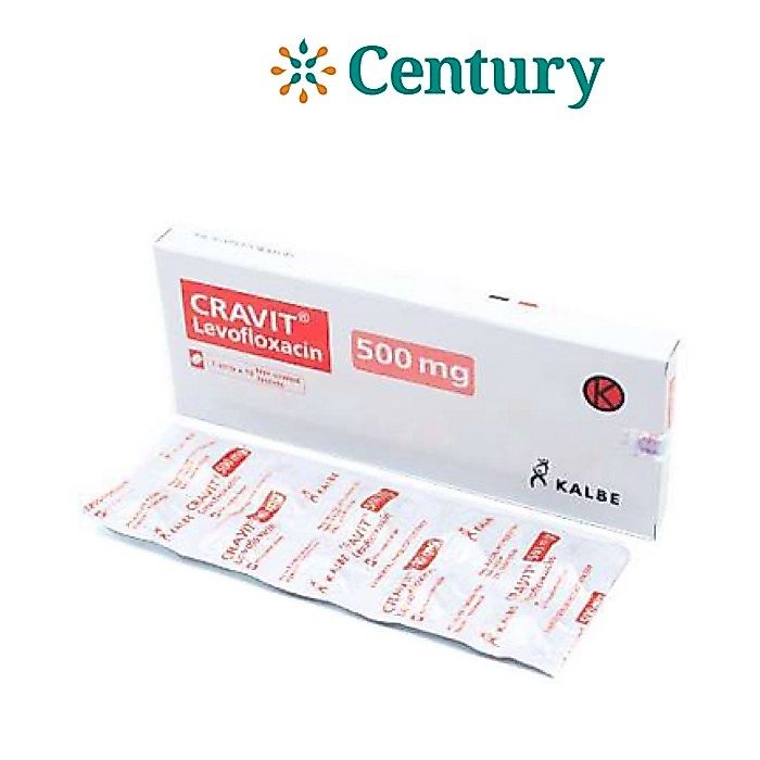 CRAVIT 500 MG 1 STRIP @ 10 TABLET SALUT SELAPUT