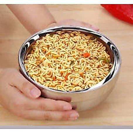 Mangkok Stainless Anti Panas / Mangkok 2 Lapis/ Mangkok Nasi