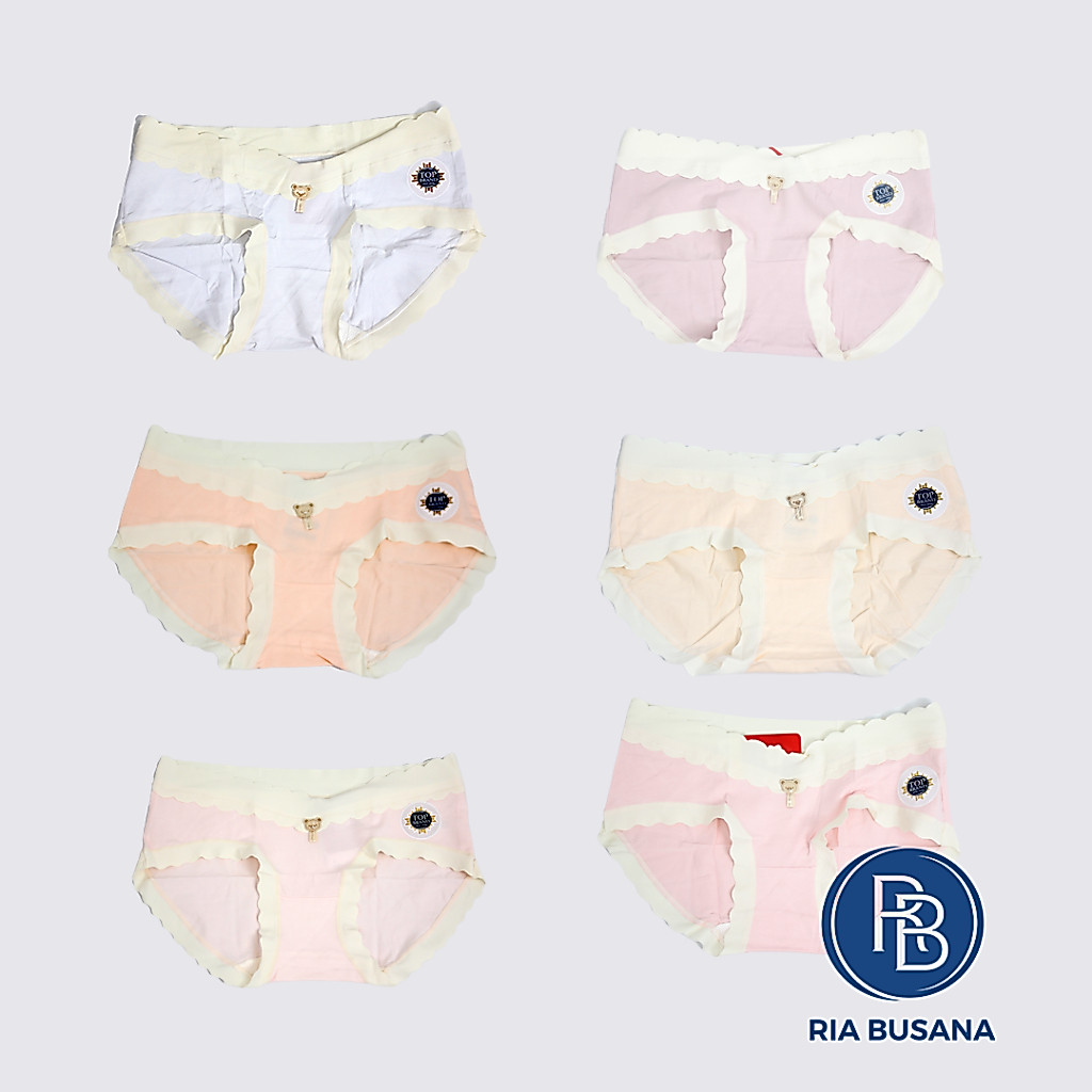 Ria Busana - Sorex - Maternity Panty Cutting Mini Celana Dalam Hamil Seamless Art. CD-1156 ( Warna R