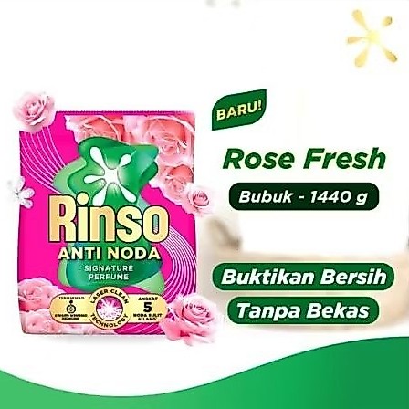 Detergen Bubuk rinso Fresh  1.5kg