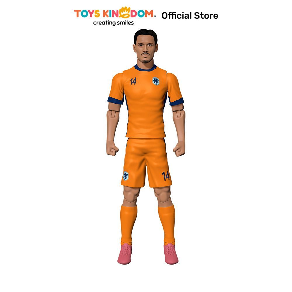 Toys Kingdom Top Gear Banbo Sockers Action Figure Tijjani Reijnders Netherlands 20 cm - Oranye Figur