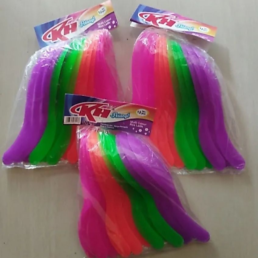 Centong plastik pelangi KH