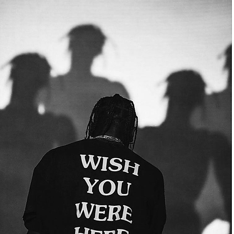 Ready Stock - OVERSIZED BOOTLEG T-SHIRT ASTROWORLD TOUR WISH YOU WERE HERE BY TRAVIS SCOTT VINTAGE R