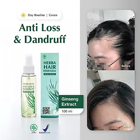 Hair Tonic Essential / Hair Tonic Essential Hijau 100 ml