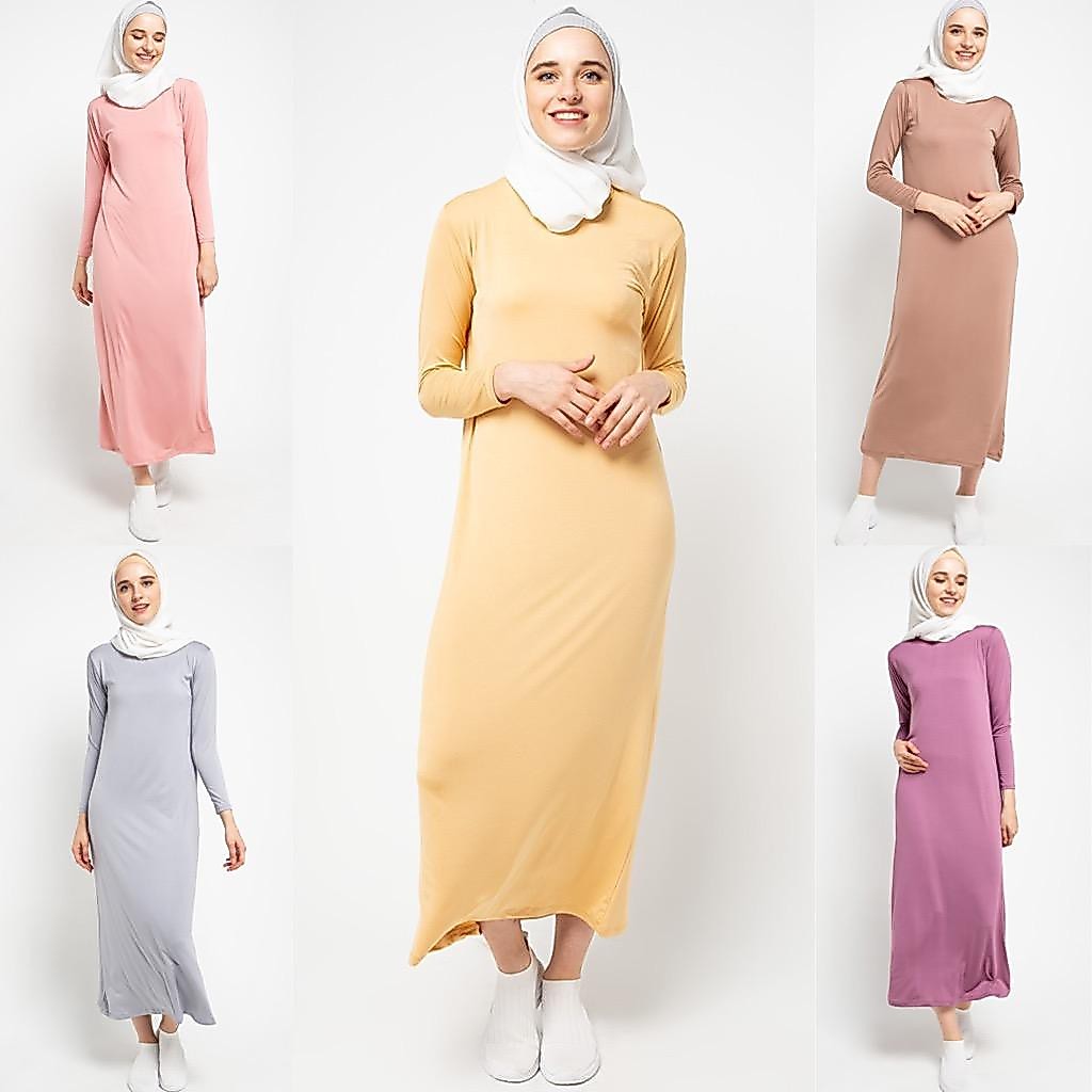 Manset Baju Gamis Premium/ Daleman Baju Gamis Dres Panjang Polos