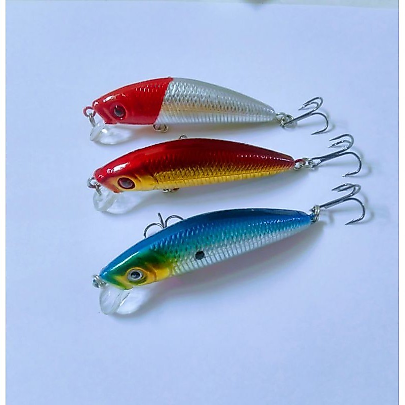 1 buah minnow umpan casting