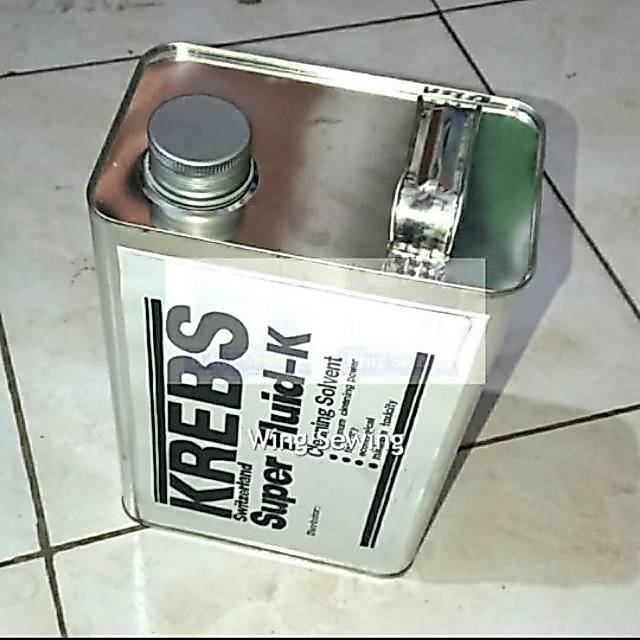 KREBS LAUNDRY DRY CLEAN SOLVENT cairan Textile Cleaning SprayGun pembersih Noda Kain Bahan Mesin Jah