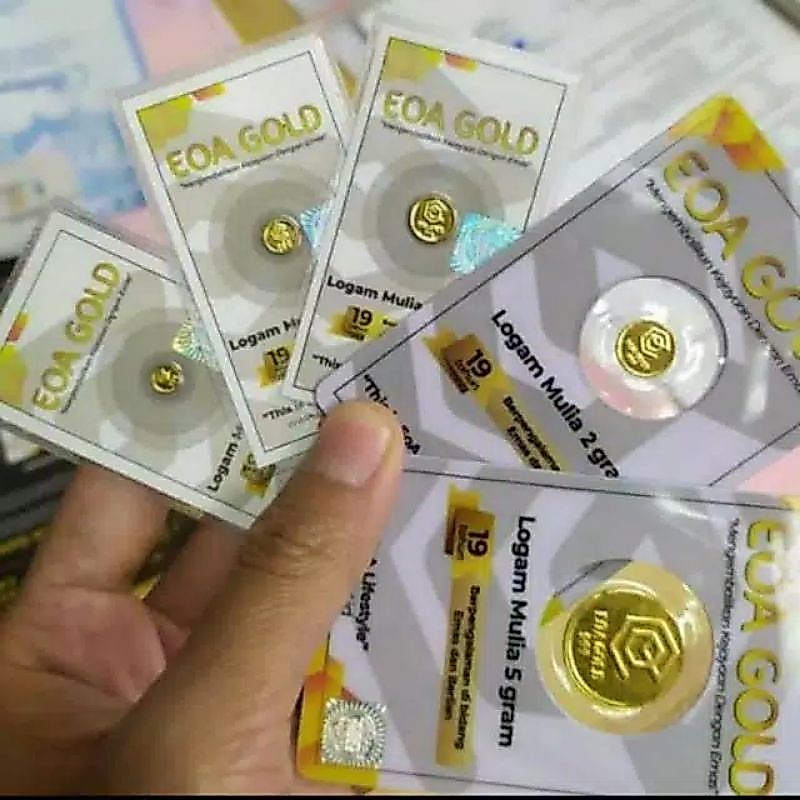 GS_EOA GOLD 0,1 gram,  0,2 gram,  0,5 gram