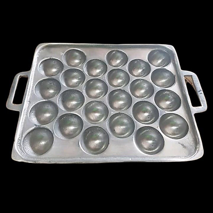 CETAKAN TAKOYAKI 24 LUBANG CILOR CIMIN TELUR PUYUH