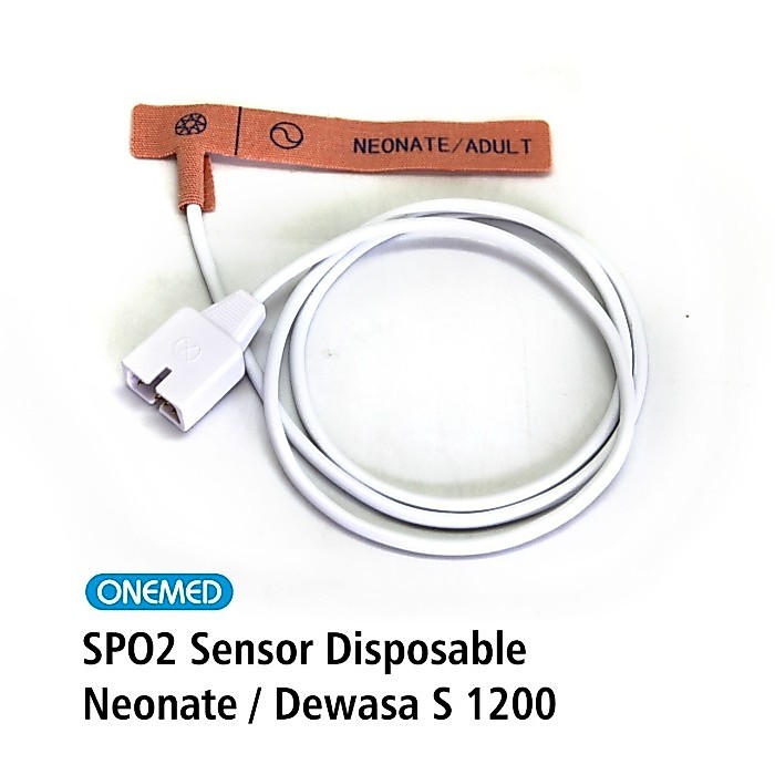 ONEMED Kabel SPO2 Sensor Disposable Neonate / Dewasa S 1200 OOF