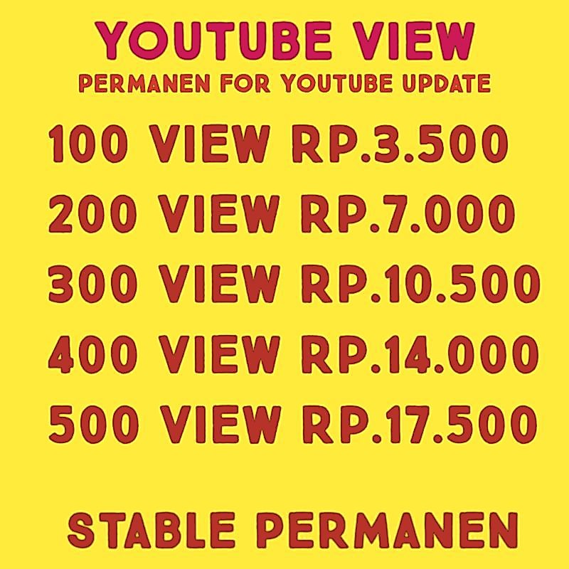 YouTube Viewers Murah