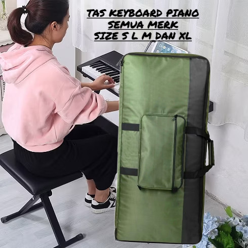Tas Keyboard Piano Murah Universal Lapis Busa Tebal Anti Air Untuk Semua Merk Orgen Tunggal