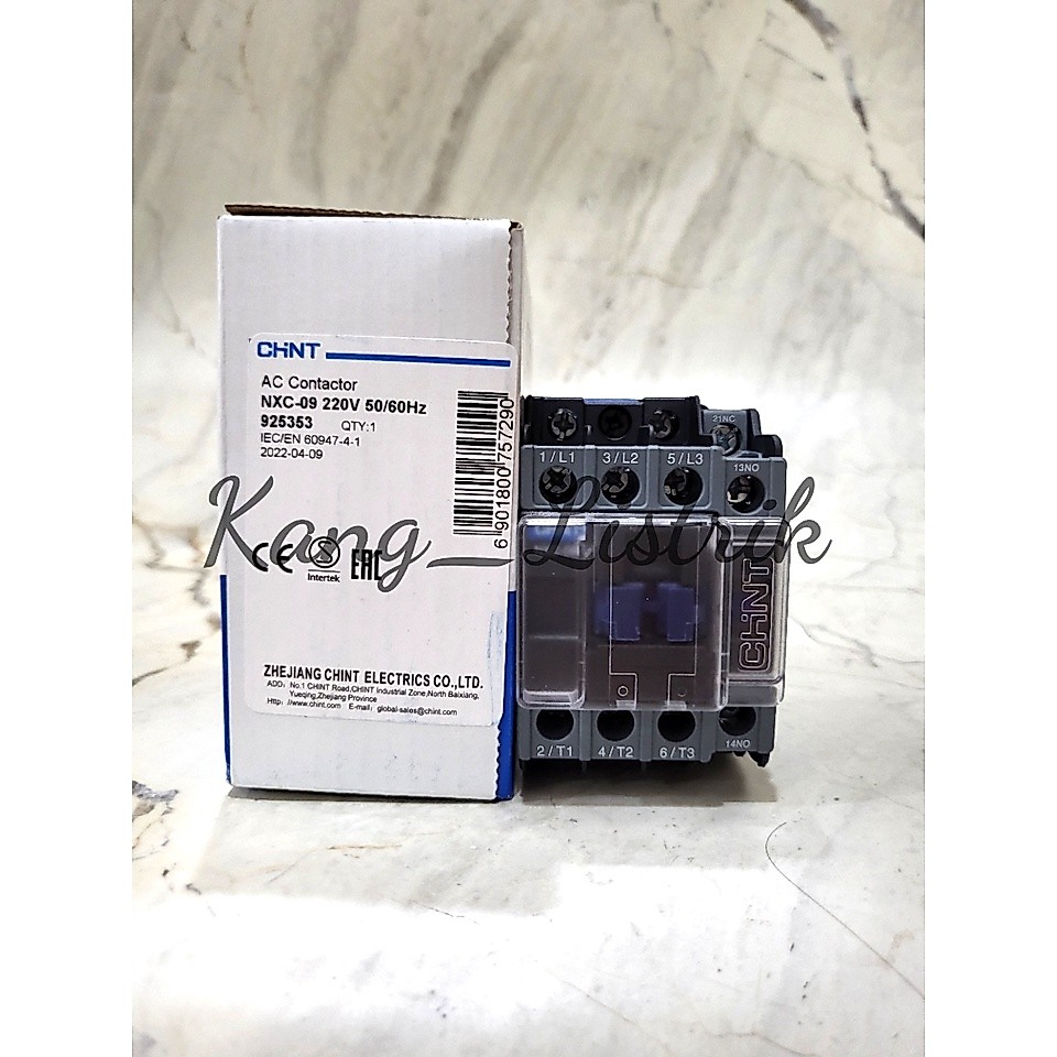 Kontaktor CHINT NXC09 Magnetic Contactor CHINT NXC-09 220V