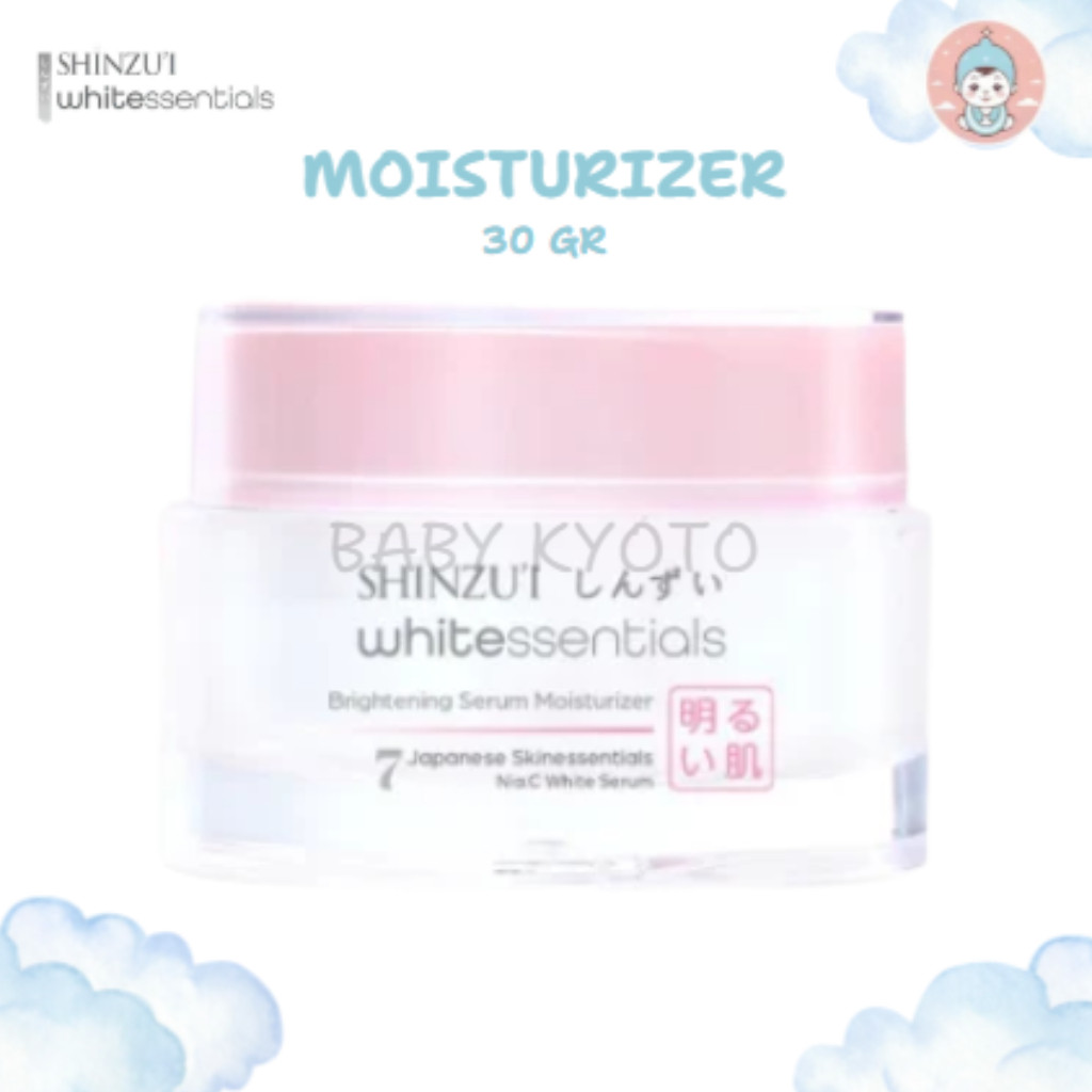 BK Shinzui Whitessentials Brightening Serum Moisturizer 30gr Skincare Pelemabab Krim Wajah