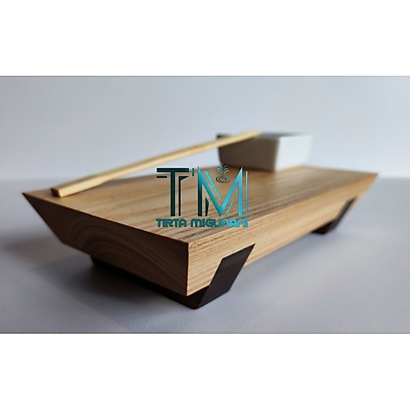 sushi board. Sushi Tray. Sushi Serving Tray. Wooden Tray. Sushi board type 02