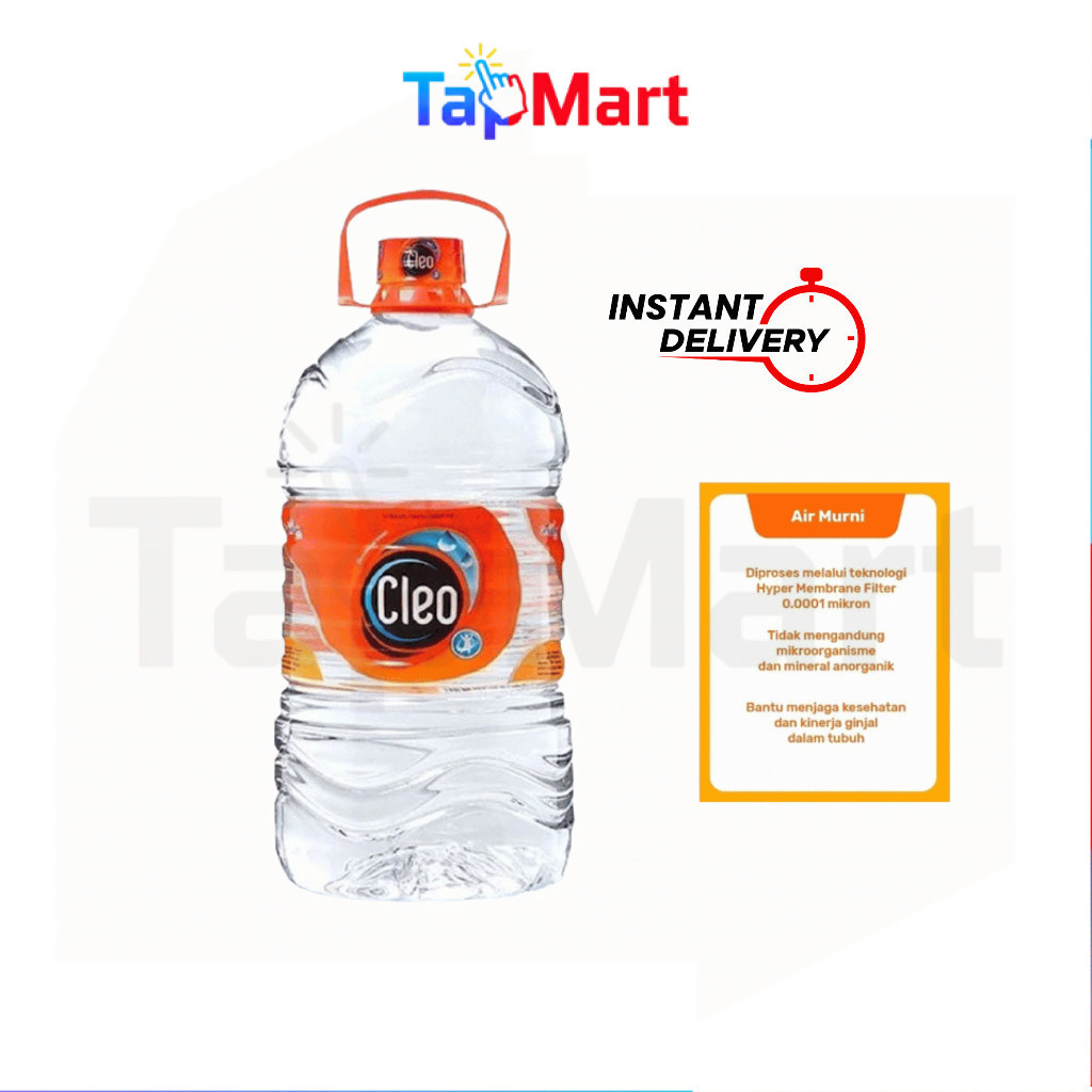 TapMart - CLEO Air Minum Galon Kecil 5 Liter