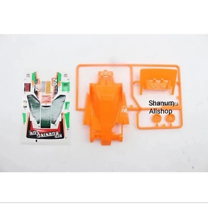 REP TAMIYA 18034 BODY SET DASH 02 NEO BURNING SUN + DECAL [VC MODEL]