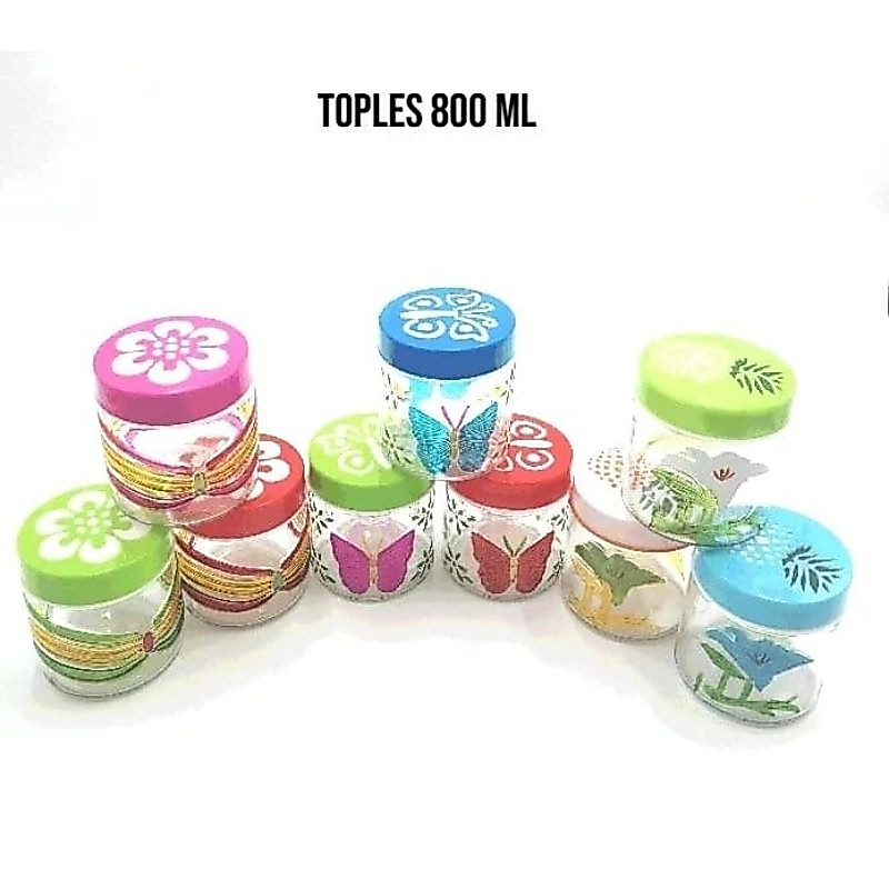 TOPLES KUE KACA BUNGA / TOPLES KUE LEBARAN 1 PCS