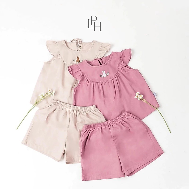 Little Palmerhaus Setelan Set Anak Perempuan / Setelan Palmerhaus Poppy / Calla Attire Set