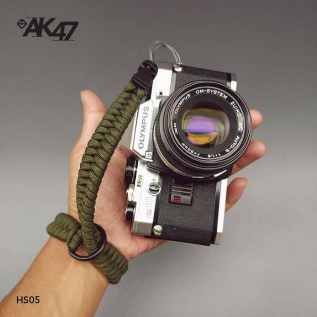 TERLARIS Tali Kamera Paracord Handmade Tahan Lama untuk Kamera Analog dan Digital