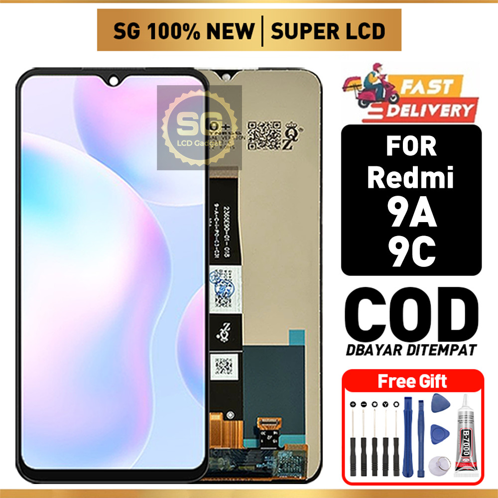 SG LCD for Redmi 9A LCD Redmi 9C Fullset hp layar Touchscreen murah For Glass Touch Screen Digitizer