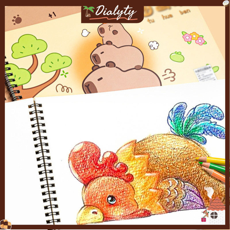 Stiker Tambahan - 4PCS A4 Drawing Book Buku Gambar Anak / Drawing Buku Grafiti Book / Buku Gambar Po