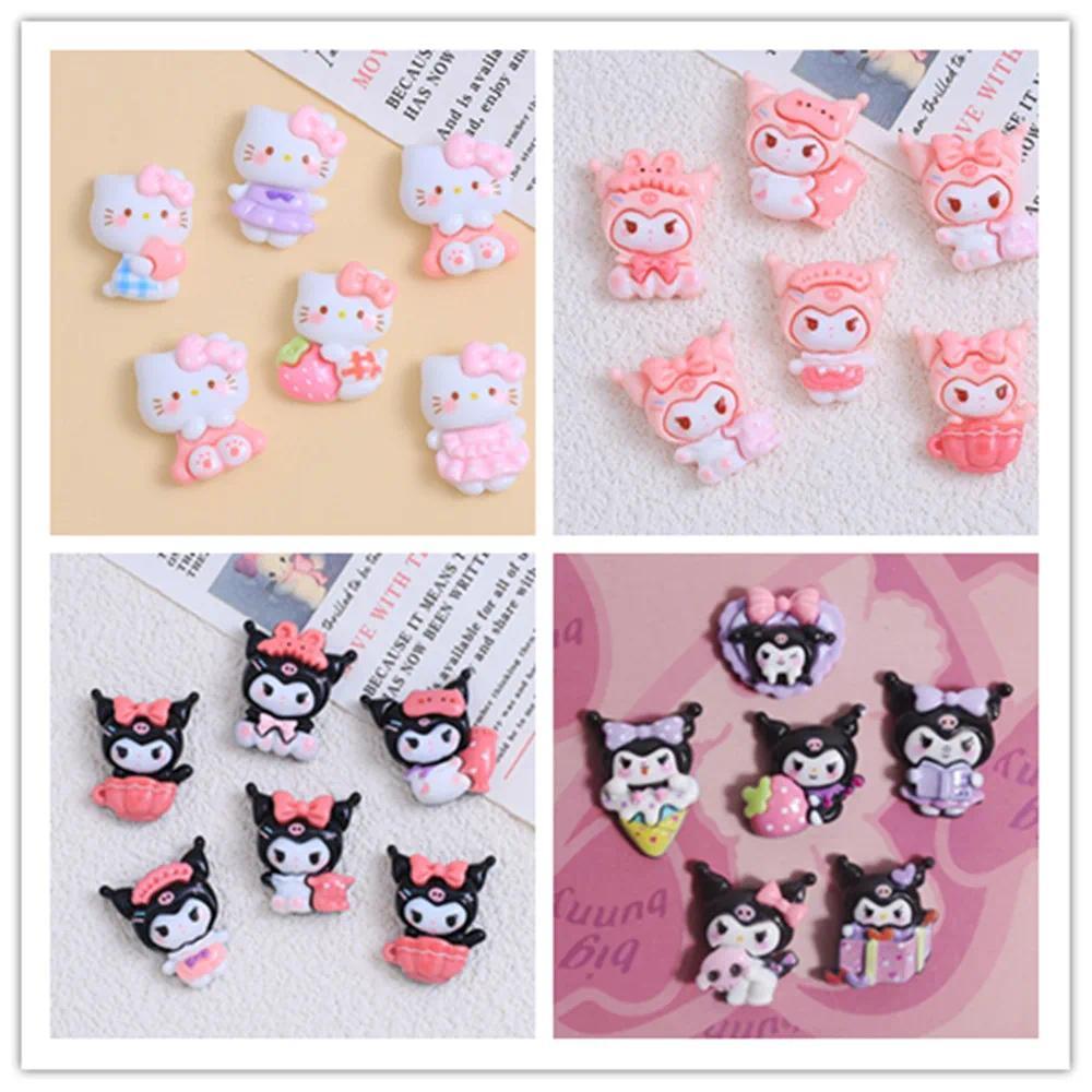 Cute Resin Cartoon Series Flatback Scrapbook Embellishment for Hair Bows Craft Accessories