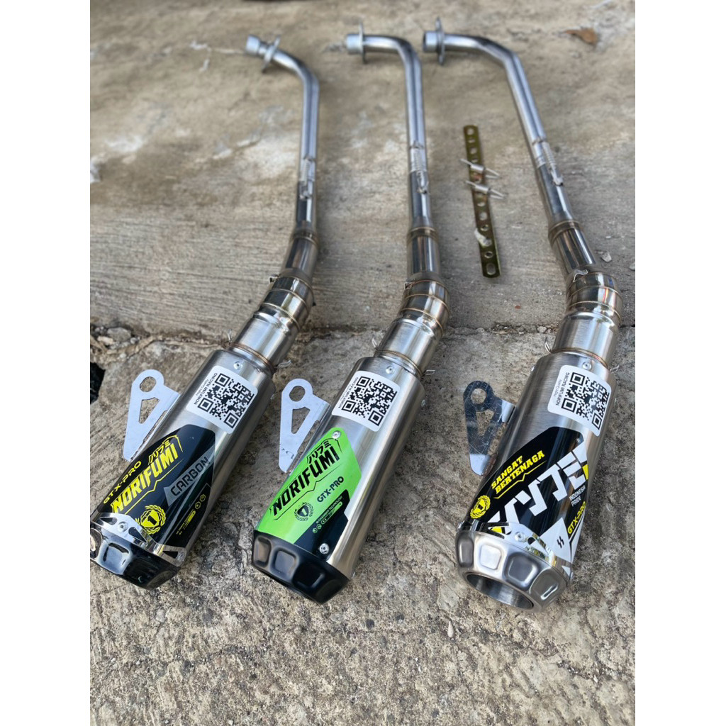 Knalpot Norifumi GTX Bebek Jupiter Vega Kharisma Supra Revo Blade Dll gtx rbt norifumi